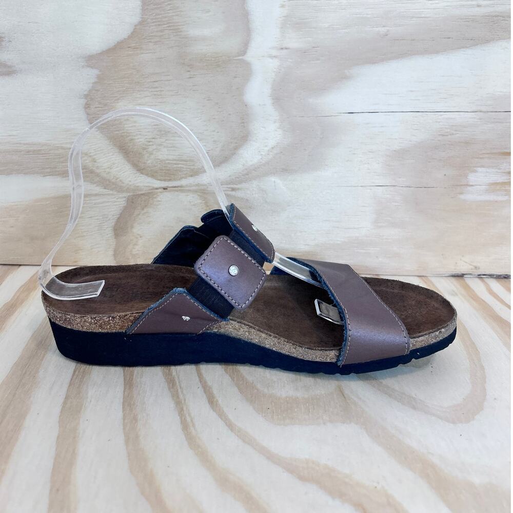 Naot - Ashley Toe Gems Straps Wedge - Sandals - Brown - Women's - 10 - Picture 5 of 9